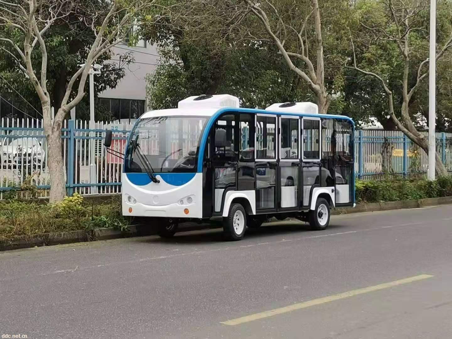 带双空调电动观光车